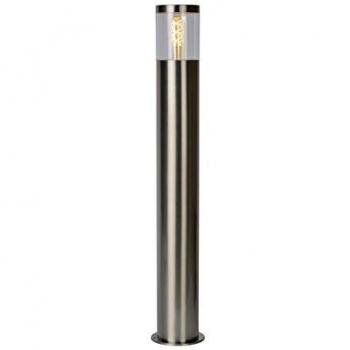 Lámpara Baliza Exterior Fedor Dimmable E27 40W IP44 Cromo Mate
