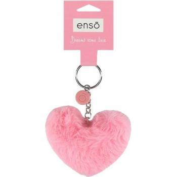 Llavero Enso corazón en rosa