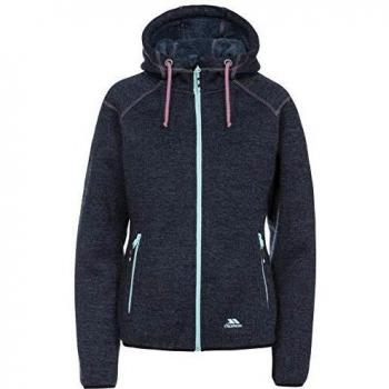 Trespass Albatross Warm Fleece Jacket con Capucha 500gsm para Mujer, Mujer, Chaqueta Polar cálida con Capucha de 500 g/m²., FAFLFLTR0018_NVMXS, Marl Marl, XS