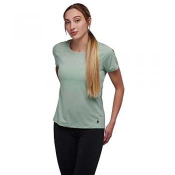 Black Diamond Women's Lightwire Tech Quick-Dry Short Sleeve T-Shirt - Foam Green, Medium