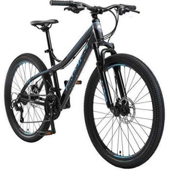 Bicicleta de montaña BIKESTAR 26 aluminio, hardtail, 21 marchas Shimano, frenos de disco, marco de 16 para damas y caballeros