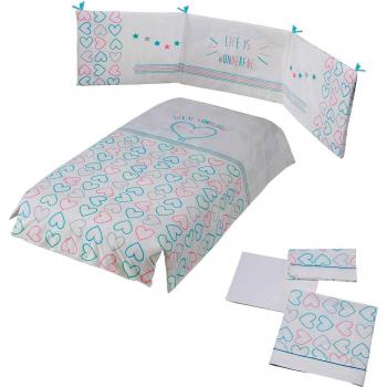 Micuna Wonderful TX-1650 Kit Protector y Nórdico 120 x 60 cm