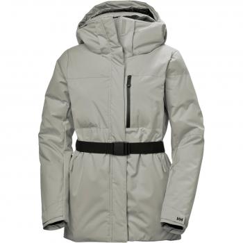 Helly Hansen Women's Nora Long Puffy Ski Jacket Grey M