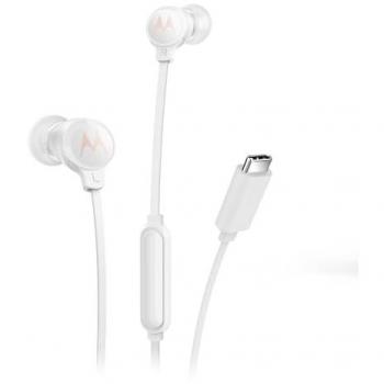 Auriculares In-Ear Motorola 3C-S Blancos con Conexión USB-C
