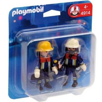 PLAYMOBIL - Pack de 2 Figuras Bomberos