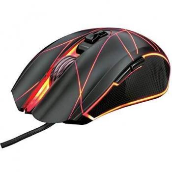 Trust Gaming GXT 160 Ture - Ratón Gaming RGB con 6 Botones programables, Negro