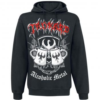 Tankard Alcoholic Metal Sudadera con Capucha Negro L