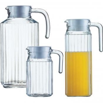 Luminarc Quadro Jarra para Frigorífico con Tapa 1.1L Transparente Vidrio