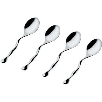 Alessi Il Caffe - Cucharas de café, 4 unidades