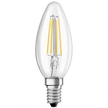 LAMPARA ILUMIN LED VELA FILAMENTO E14 4W 470LM 4000K OSRAM