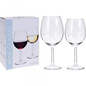 Aio-S Juego de 12 Copas de Vino Tinto y 6 Copas de Vino Blanco
