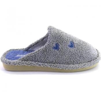BEREVERE 3420 Zapatillas de casa de mujer gris
