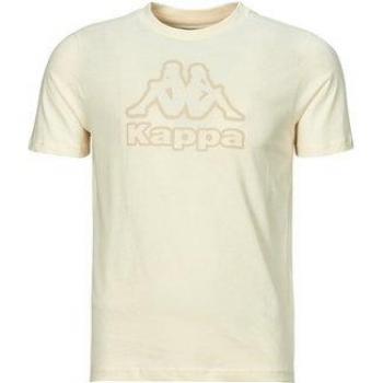 Camiseta de Manga Corta Kappa Cremy para Hombre en Color Blanco, Talla L, Beige Claro