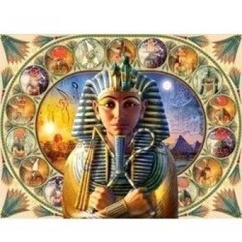 3103MGL tutankhamón FINE WALL ART NOSTALGIC retro de metálica con texto en inglés