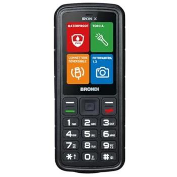 Teléfono Brondi Iron X Rugged Dual SIM 2.4 Negro