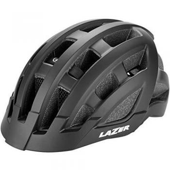 Lazer Casco Compact DLX +Net +Led, Adultos Unisex, Matte Black