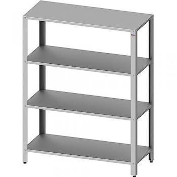 Cleiton® Estantería Industrial de Pie 4 Estantes 1400x500x1800 mm, Fabricada en Acero de 1 mm de Grosor, Gran Robustez y Resistencia para Hostelería
