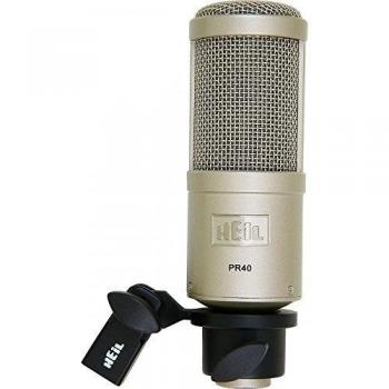 Heil Sound PR40 Champagne Dynamic Cardioid Studio Microphone
