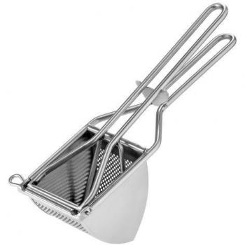 Prensa de Patatas Westmark Triangel de Acero Inoxidable 18/10, Longitud 30 cm, Color Plateado
