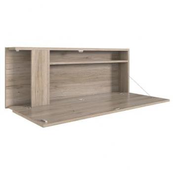 Escritorio plegable colgante Calicosy - L108 cm marrón