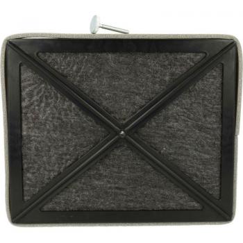 Filtro de carbón activado vhbw compatible con Miele DA76/1, DA78, DA82, DA90-1, DA92, DA93 para campanas extractoras - 20,5 x 17 x 3,3