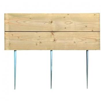 Bordura de madera Nolina 110x29/60 cm