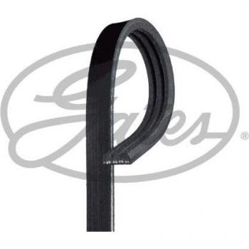 Correa trapecial poli V GATES 3PK576SF - Correa V-ribbed de la marca GATES, modelo 3PK576SF, diseñada para proporcionar un alto rendimiento y durabilidad en sistemas de transmisión de potencia