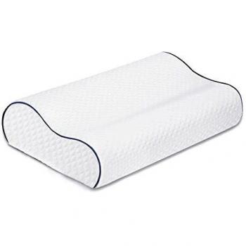 Findigit Almohada Espuma de Memoria, Almohada Viscoelastica, Almohada de Altura Seleccionable, Almohada Cervical, Almohada Ortopédica para Cama, Funda Extraíble y Lavable
