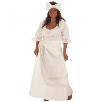 Disfraz de Cubana Beige para mujer