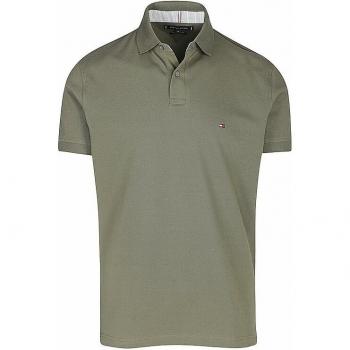 Tommy Hilfiger 1985 Regular Fit Olive Polo Shirt for Men - Medium