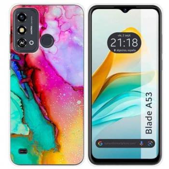 Funda de Silicona para ZTE Blade A53 con Diseño de Mármol 15 Dibujos