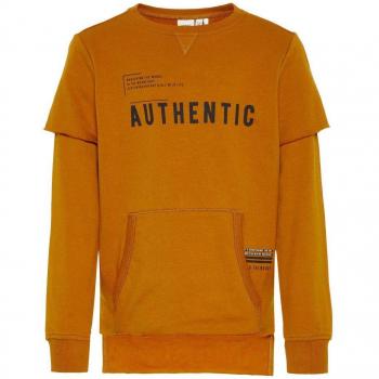 NAME IT Sudadera NIÑO SAGGE - 134-140, Cathay Spice