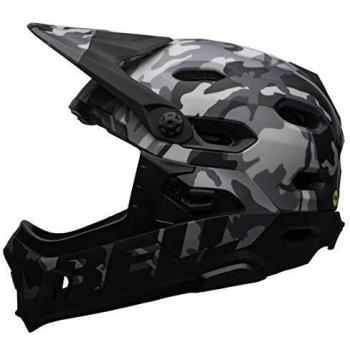 BELL Super Dh MIPS Casco de Bicicleta MTB, Adultos Unisex, Camuflaje Mate y Negro Brillante, M | 55-59cm