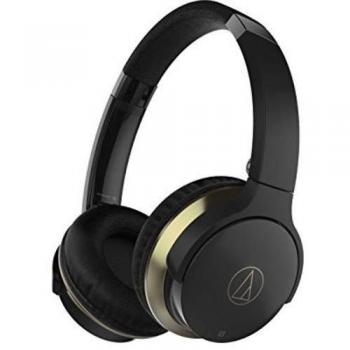 Audio-Technica ATH-AR3BTBK - Auriculares inalámbricos, color negro y oro