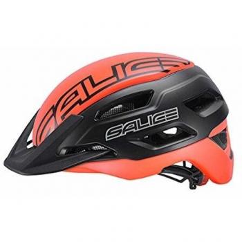 Salice Stelvio M-L Casco, Adultos Unisex, Nero Arancio, 54-60