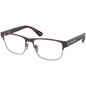 Prada Gafas Graduadas PR 57ZV 12G1O1 Armazones para Hombre Borgoña Lentes Recetadas 56