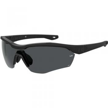 Under Armour UA Yard Pro Men's Sunglasses - Full-Rim, Rectangular, Black Frame