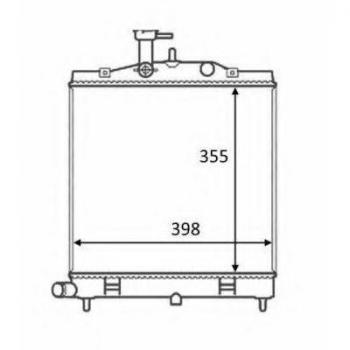 Radiador de refrigeración del motor NRF 58528, tipo de producto: radiador, características: diseñado para sistemas de refrigeración de motores, alta eficiencia en la transferencia de calor, construcción robusta para mayor durabilidad, fácil instalac