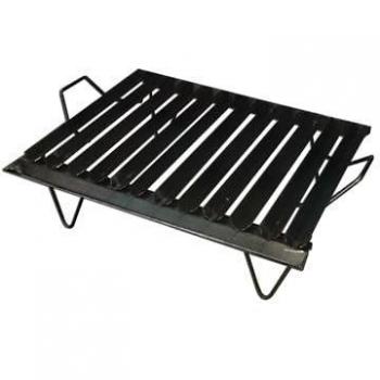 Plancha Asar Argentina 50x40 cm con Patas y Vertegrasas