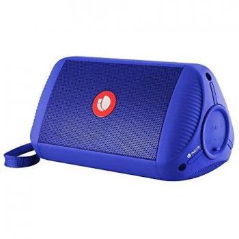 NGS Roller Ride Blue Altavoz Bluetooth Portátil 10W con Entrada de Audio Auxiliar y Micro SD, Waterproof IPX4, Azul