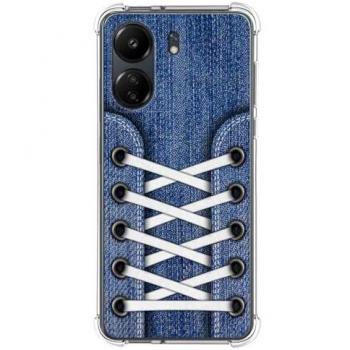 Funda Antigolpes de Silicona para Xiaomi Redmi 13C con Diseño Zapatillas 01
