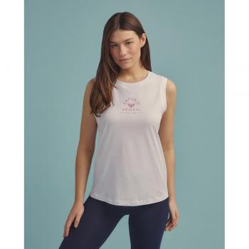Camiseta sin mangas de algodón para mujer Emporio Armani