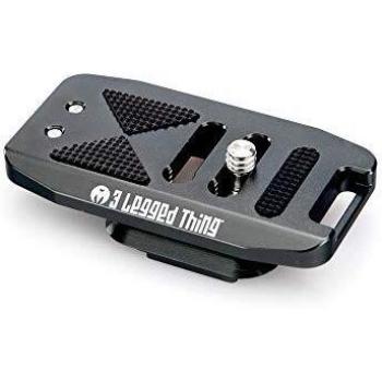 Base Plana 70mm Compatible con Peak Design y Arca Swiss - Color Gris
