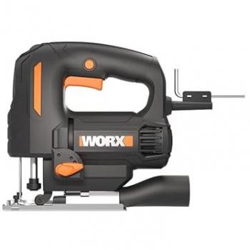 Sierra de calar pendular 550W WORX WX463 - Función pendular de 4 posiciones, cambio rápido de cuchillas, compacta y ligera, incluye maletín, ideal para trabajos de bricolaje