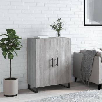 Aparador de madera de ingeniería gris Sonoma 69,5x34x90 cm Mueble de Almacenaje de Salón, Buffet para salón, Armario Auxiliar, Armario de Almacenamiento