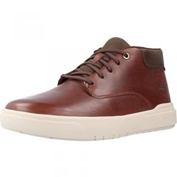 Botines Hombre Timberland Seneca Bay, características: color marrón oscuro, diseño chukka, modelo mid lace up sneaker, talla 44