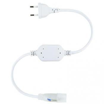 Cable Rectificador Tira Neón LED Regulable 220V Circular Blanco SFLEX17