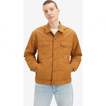 Abrigo Levi's Leight Weight Puffer Truc para Hombre en Color Marrón