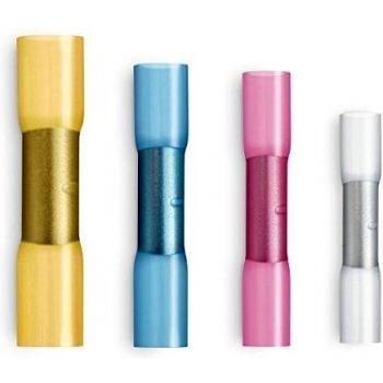 Conectores de Crimpado Termoretráctiles Steinel D 0,1-6,0 mm, Paquete de 10 Piezas con Adhesivo Interno