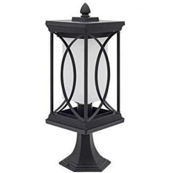 Lampara Sobremuro Peq. Exterior Garden 1xe27 Negro de FABRILAMP.